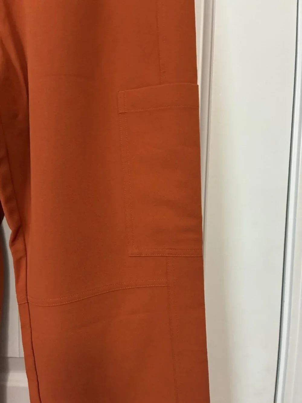 Figs Axim Cargo Scrub Pants In Rust Size LS 34” x 28”
